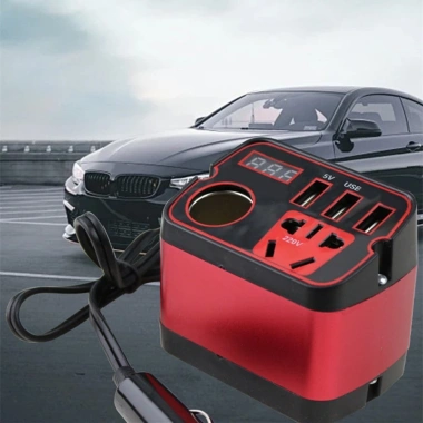 EHES Bộ chuyển đổi ổ cắm ô tô Biến tần 12V to 110V, giá ưu đãi 110k 6
