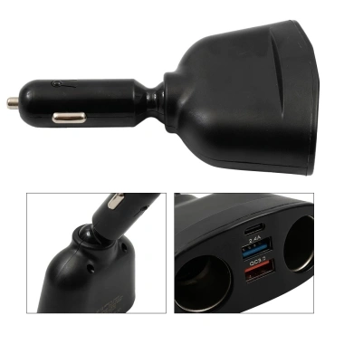 EHES Bộ sạc xe hơi QC3.0 chuyển đổi nguồn USB kép 12V-24V, giá ưu đãi 116.896₫
