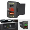EHES Bộ sạc xe hơi USB QC3.0 36W - Ổ cắm điện chuyển đổi nhanh, sạc nhanh mọi thiết bị