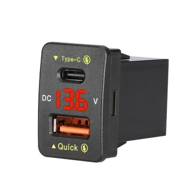 EHES Bộ sạc xe hơi USB QC3.0 36W - Ổ cắm điện chuyển đổi nhanh, sạc nhanh mọi thiết bị