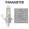 EHES Bóng đèn pha LED H4 6.000K xe máy tự động - Đèn sương mù ô tô 205.651 VND 6
