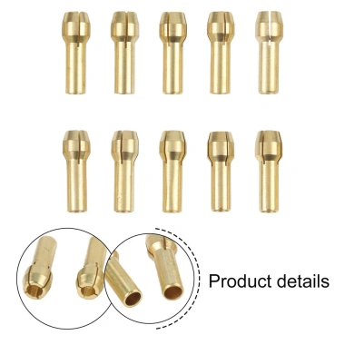 EHES Collet Chuck 10 Chiếc 4.2-4.8mm Brass Adapter Dùng Cho Máy Khoan Mini 9