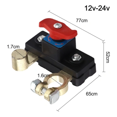 EHES Công tắc cắt pin ô tô 12V - Ngắt kết nối nhanh, cách ly an toàn, tiết kiệm điện