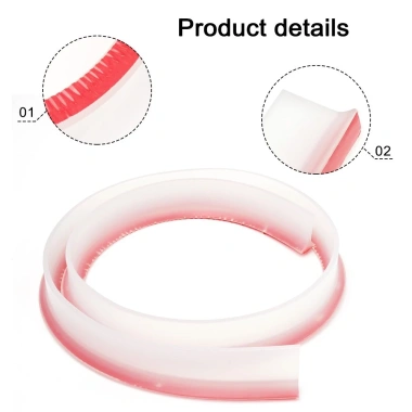 EHES Dải Cao Su Silicon 100-300CM Chống Thấm Nước Tắm Phòng, Rào Chắn Nước Đệm Độ Bền Cao Giá 50.936 VND