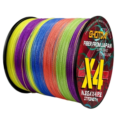 EHES Dây câu cá chép 100M PE Multifiber 4 sợi 10-80LB - Bền, Độ bám cao 10