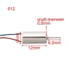 EHES DC3.7V 40k-50k rpm Động cơ cốc rỗng không lõi RC HM 612-614-716 - Giá 34.223đ 6