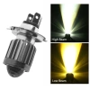 EHES H4 LED cho Bóng đèn pha xe máy Moto - Đèn sương mù Hi Lo Beam màu kép