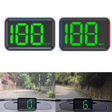 EHES HUD Màn Hình Đầu Lên GPS - Đồng Hồ Tốc Độ Kỹ Thuật Số Phông Chữ Lớn Xe Tải