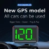 EHES HUD Màn Hình Đầu Lên GPS - Đồng Hồ Tốc Độ Kỹ Thuật Số Phông Chữ Lớn Xe Tải 7