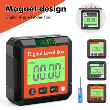 EHES Máy đo góc độ điện tử có đế - Độ nghiêng chính xác, LCD hiển thị rõ, giảm 20%