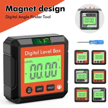 EHES Máy đo góc độ điện tử có đế - Độ nghiêng chính xác, LCD hiển thị rõ, giảm 20%