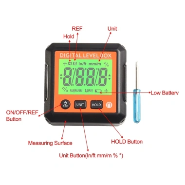 EHES Máy đo góc độ điện tử có đế - Độ nghiêng chính xác, LCD hiển thị rõ, giảm 20% 8 EHES Máy đo góc độ điện tử có đế - Độ nghiêng chính xác, LCD hiển thị rõ, giảm 20% 8