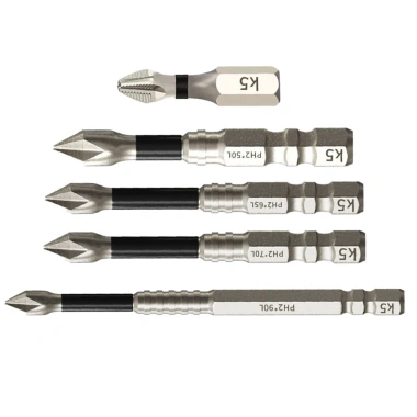 EHES Mũi tuốc nơ vít chữ thập 3/4/5mm Thép hợp kim PH2 chống trượt - Giá chỉ 40.258 VND 3