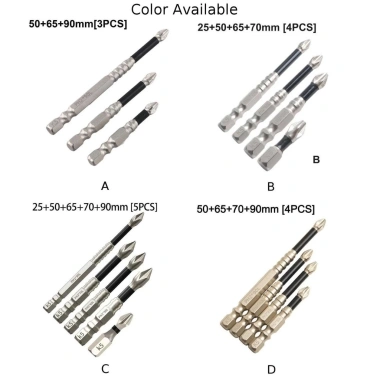 EHES Mũi tuốc nơ vít chữ thập 3/4/5mm Thép hợp kim PH2 chống trượt - Giá chỉ 40.258 VND 5
