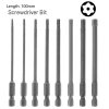 EHES Mũi Tuốc Nơ Vít Torx 100mm Đa Kích T8 T10 T15 T20 T25 T27 T30 T40 Giá Ưu Đãi 22.549 VND 4