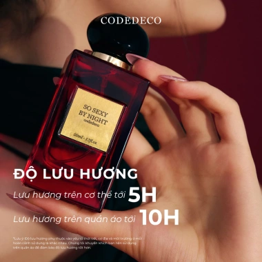 ELEGANCE GIFT SET CODEDECO - Set quà tặng giới hạn: Nước hoa 50ml + Nến thơm 205gr, giảm giá hấp dẫn