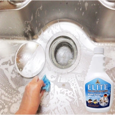 ELITE NANO CLEAN - Tẩy đa năng Nano Đức, an toàn, khử mùi, diệt khuẩn 99% + miếng chùi xoong nồi, chỉ 40.000₫