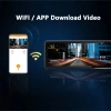 ELKEVA 12 inch 4K+2K Dash Cam Gương chiếu hậu WIFI Ống kính kép Màn hình IPS DVR Drive Stream - Giá 2.708.049 VND 4