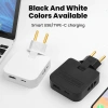 Elough 4 trong 1 180 Bộ sạc xoay - Phích cắm 4.8mm EU US, USB và Type C, ổ cắm sạc EU 79.344 VND 4