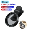Elough 52mm CPL Universal có kẹp Ống kính điện thoại di động, bộ lọc phân cực tròn giảm giá 68.8k