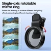 Elough 52mm CPL Universal có kẹp Ống kính điện thoại di động, bộ lọc phân cực tròn giảm giá 68.8k 8