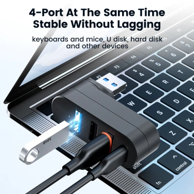 Elough Hub USB 3.0 4 cổng xoay 180 - Truyền dữ liệu tốc độ cao, chỉ 80.080₫ 5 Elough Hub USB 3.0 4 cổng xoay 180 - Truyền dữ liệu tốc độ cao, chỉ 80.080₫ 5