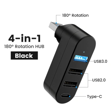 Elough Hub USB 3.0 4 cổng xoay 180 - Truyền dữ liệu tốc độ cao, chỉ 80.080₫ 9 Elough Hub USB 3.0 4 cổng xoay 180 - Truyền dữ liệu tốc độ cao, chỉ 80.080₫ 9