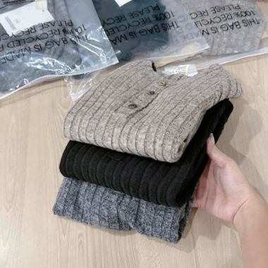 EmbeMochi Váy Body Bé Gái 8-20kg Len Mỏng Mềm, Thích Hợp Mùa Thu - Giá 165k