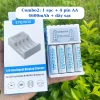 Enemax Combo Sạc + Pin AA 4.600mAh - Pin sạc tái sử dụng, trọn bộ cho mic hát, đồng hồ, giảm giá 19% 4
