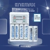 Enemax Combo Sạc + Pin AA 4.600mAh - Pin sạc tái sử dụng, trọn bộ cho mic hát, đồng hồ, giảm giá 19% 9