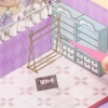 ENWEI 4 miếng Nhãn dán 3D phong cảnh chống nước cỡ lớn cho shop, album, nhật ký 5