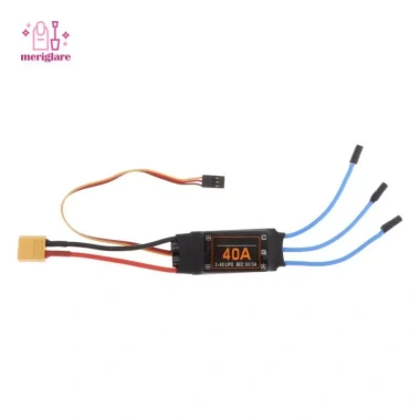 ESC 40A Không Chổi Than XT60 - Bộ Điều Khiển Tốc Độ RC FPV Máy Bay Đồ Chơi, Giá Ưu Đãi 195.800 VND