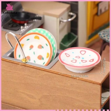 Eshylala 5 Chiếc 1/12 Nhà Búp Bê Đĩa Món Ăn - Trí Bếp, Đồ Chơi, Giá 39.270₫ 9 Eshylala 5 Chiếc 1/12 Nhà Búp Bê Đĩa Món Ăn - Trí Bếp, Đồ Chơi, Giá 39.270₫ 9