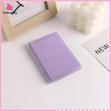 Eshylala 50 Tay áo Photocard PP mờ Túi bảo vệ màu kem mới, giá ưu đãi 51.624₫