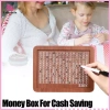 Eshylala Bộ đếm gỗ Piggy Bank – Hộp đựng tiền tiết kiệm, máy thu ngân, ngăn kéo sắp xếp đồ thủ công tại nhà, giảm giá 15 6