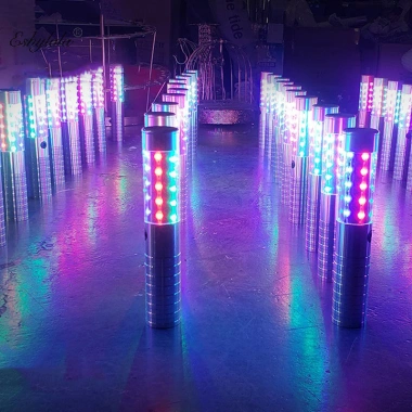 Eshylala Đèn pin cầm tay LED nhấp nháy cho chai rượu sâm panh VIP Sparkler 4