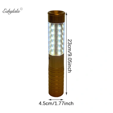 Eshylala Đèn pin cầm tay LED nhấp nháy cho chai rượu sâm panh VIP Sparkler 5