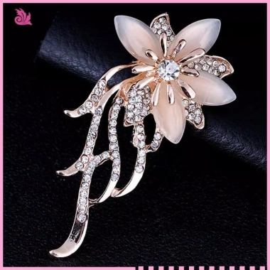 Eshylala Trang Sức Cưới Opal Pha Lê - Hoa Thổ Cẩm, Kim Cương Giả, Giá 44.700 VND 7