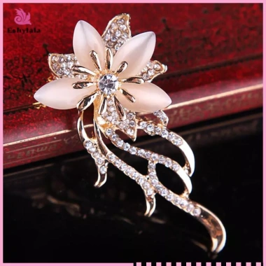 Eshylala Trang Sức Cưới Opal Pha Lê - Hoa Thổ Cẩm, Kim Cương Giả, Giá 44.700 VND 8