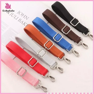 Eshylala Túi Đeo Vai Dây Thay Thế Rộng Thời Trang Nylon Nữ Bule Kim Loại (MỚI)