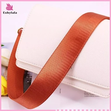 Eshylala Túi Đeo Vai Dây Thay Thế Rộng Thời Trang Nylon Nữ Bule Kim Loại (MỚI)