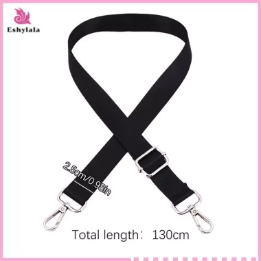 Eshylala Túi Đeo Vai Dây Thay Thế Rộng Thời Trang Nylon Nữ Bule Kim Loại (MỚI)