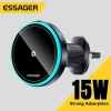 Essager 15W Giá đỡ xe sạc không dây từ tính - Hấp phụ, sạc nhanh, giảm giá tới 22%