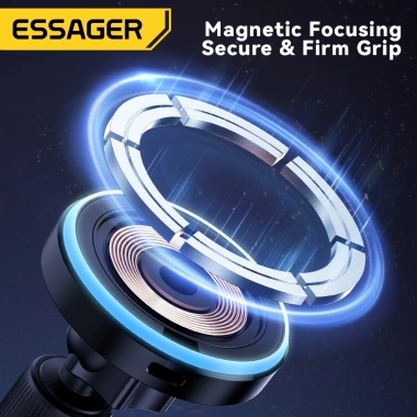 Essager 15W Giá đỡ xe sạc không dây từ tính - Hấp phụ, sạc nhanh, giảm giá tới 22% 4