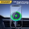 Essager 15W Giá đỡ xe sạc không dây từ tính - Hấp phụ, sạc nhanh, giảm giá tới 22% 5