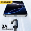 Essager 65W Cáp Type-C sang Type-C Micro 2 trong 1 - Sạc nhanh 480Mbps cho Android IP15-16, Giá chỉ 76.000 VND 2