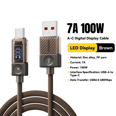 Essager 7A 100W Cáp USB-C Type-C Sạc Nhanh Dữ Liệu Cho Huawei Oppo - Giá 151.800₫ 10 Essager 7A 100W Cáp USB-C Type-C Sạc Nhanh Dữ Liệu Cho Huawei Oppo - Giá 151.800₫ 10
