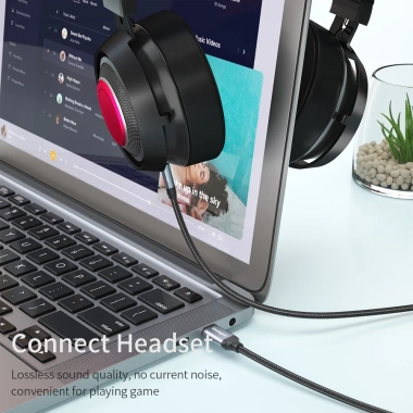 Essager Cáp âm thanh USB Type-C sang 3.5mm - Chuyển đổi, âm thanh, giá 84.645₫ 8 Essager Cáp âm thanh USB Type-C sang 3.5mm - Chuyển đổi, âm thanh, giá 84.645₫ 8