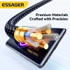 ESSAGER Cáp USB Type C 120W Sạc nhanh 6A cho Xiaomi Giá chỉ 90.000₫ 5