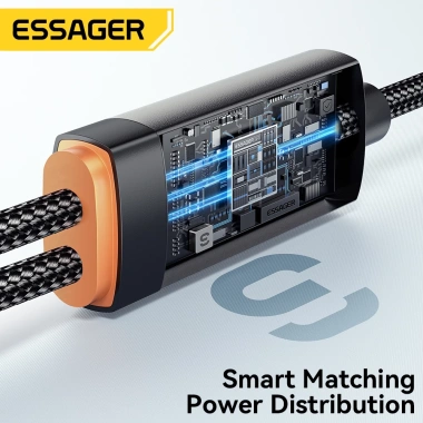 Essager USB-C sang Type-C 2 trong 1, cổng IP, cáp sạc nhanh, giá 147.300đ 5